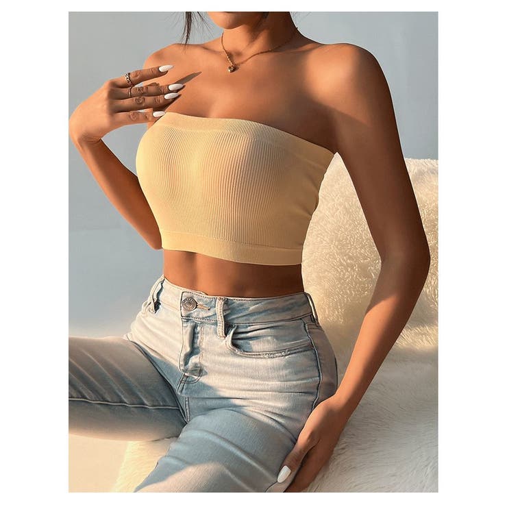 チューブトップ ベアトップ トップス | PlusNao | 詳細画像3 