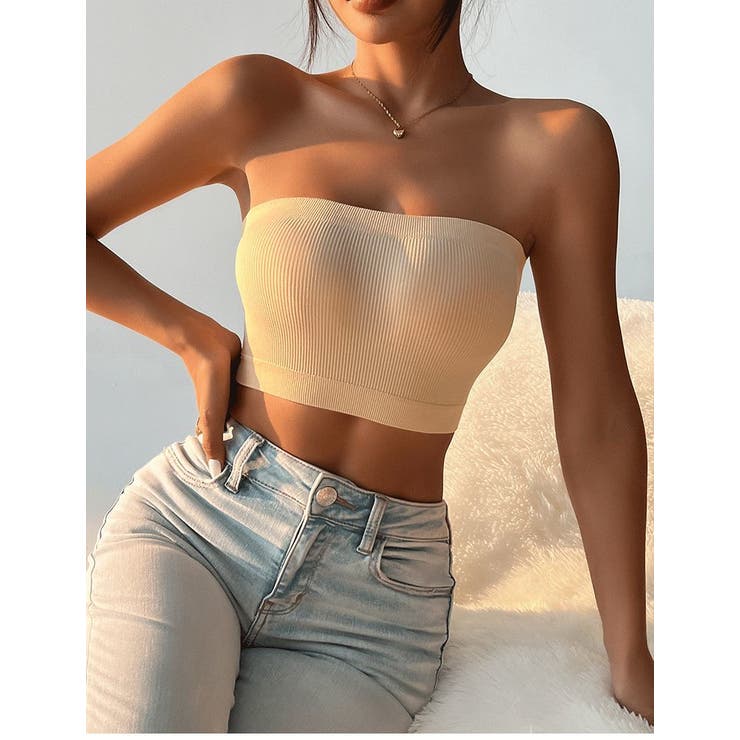 チューブトップ ベアトップ トップス | PlusNao | 詳細画像4 