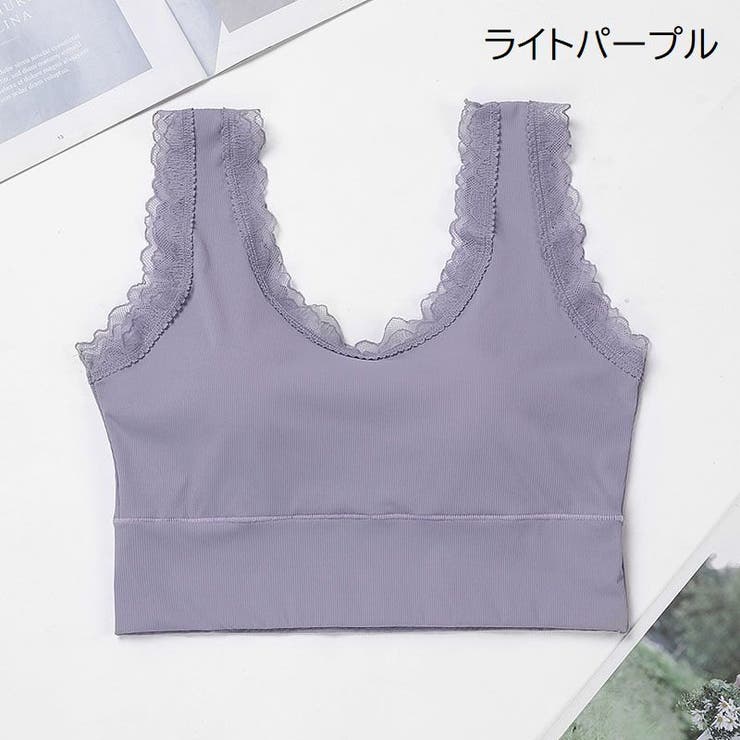ハーフトップブラ ノンワイヤーブラ レディース | PlusNao | 詳細画像19 