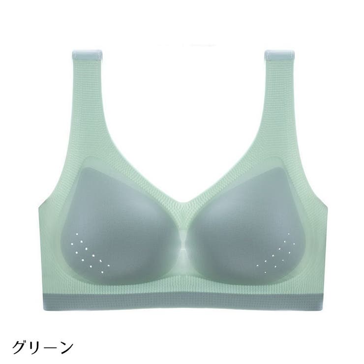 ハーフトップブラ ノンワイヤーブラ ブラジャー | PlusNao | 詳細画像17 