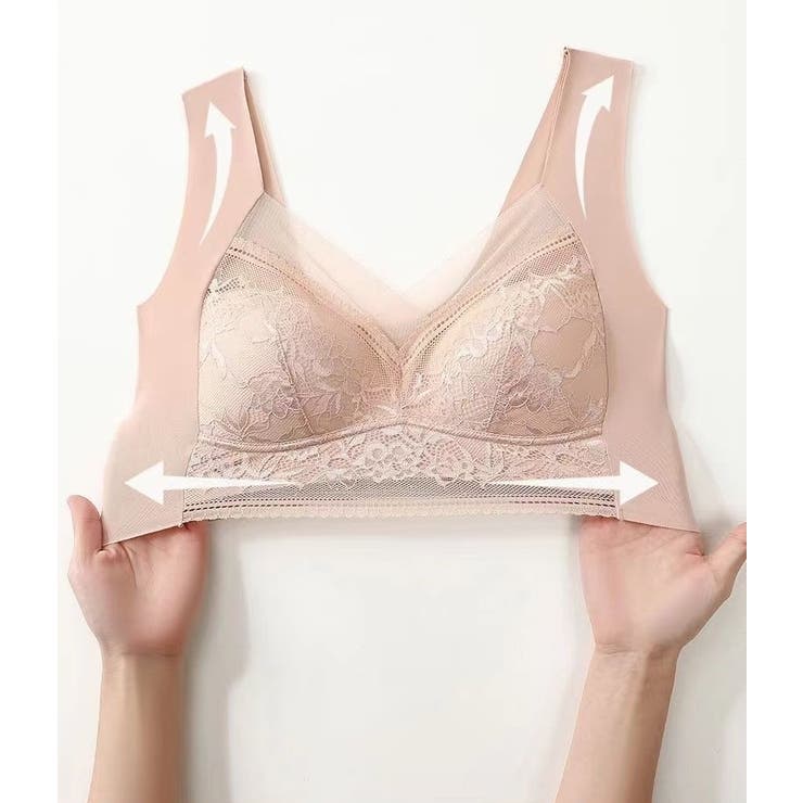 ハーフトップブラ ノンワイヤーブラ レディース | PlusNao | 詳細画像13 