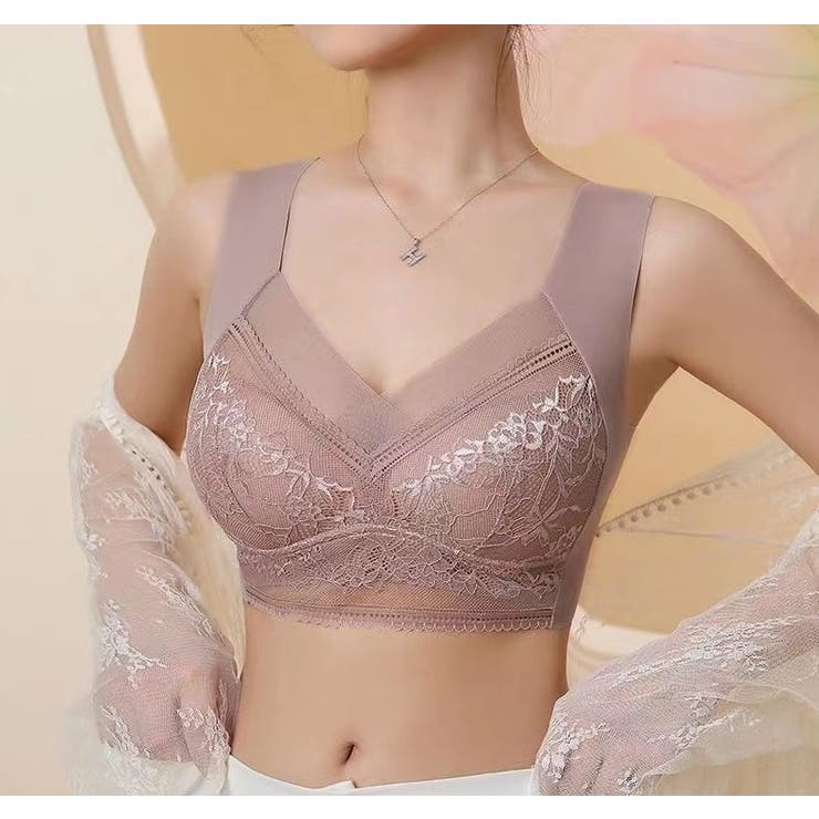 ハーフトップブラ ノンワイヤーブラ レディース | PlusNao | 詳細画像2 