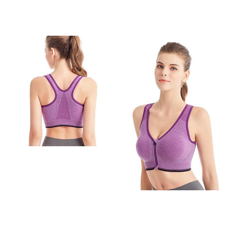 スポーツブラ フロントファスナー スポブラ | PlusNao | 詳細画像10 