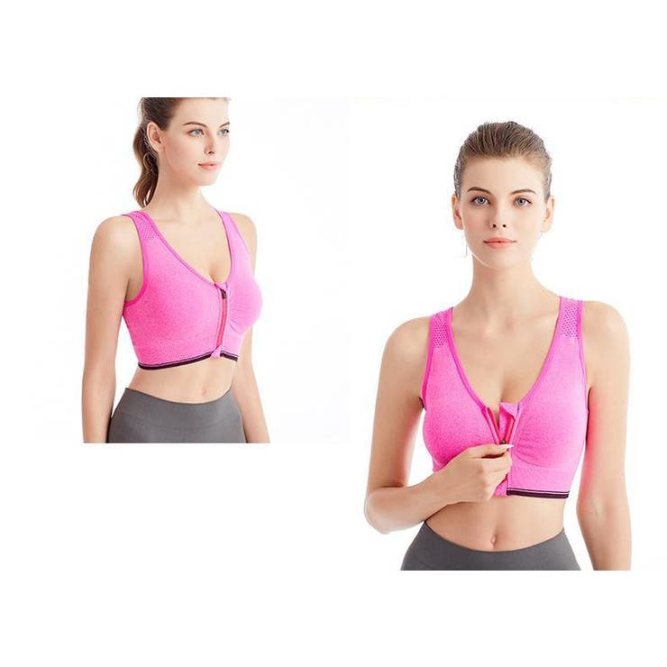 スポーツブラ フロントファスナー スポブラ | PlusNao | 詳細画像12 