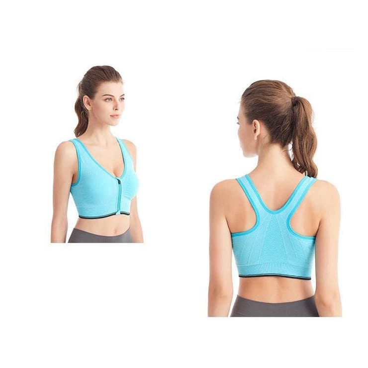 スポーツブラ フロントファスナー スポブラ | PlusNao | 詳細画像13 