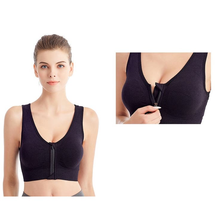 スポーツブラ フロントファスナー スポブラ | PlusNao | 詳細画像14 