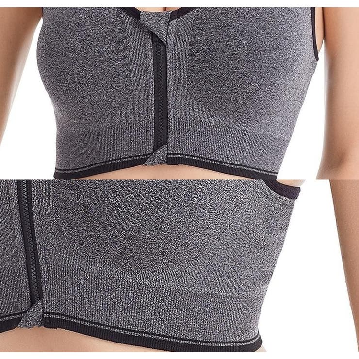 スポーツブラ フロントファスナー スポブラ | PlusNao | 詳細画像16 