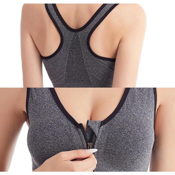 スポーツブラ フロントファスナー スポブラ | PlusNao | 詳細画像17 