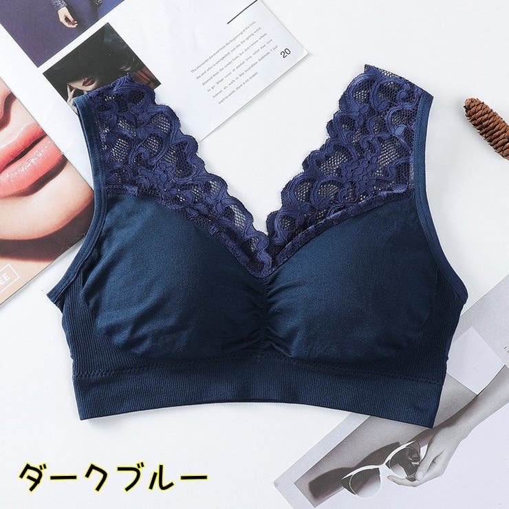 ノンワイヤーブラ ブラジャー ハーフトップブラ | PlusNao | 詳細画像17 