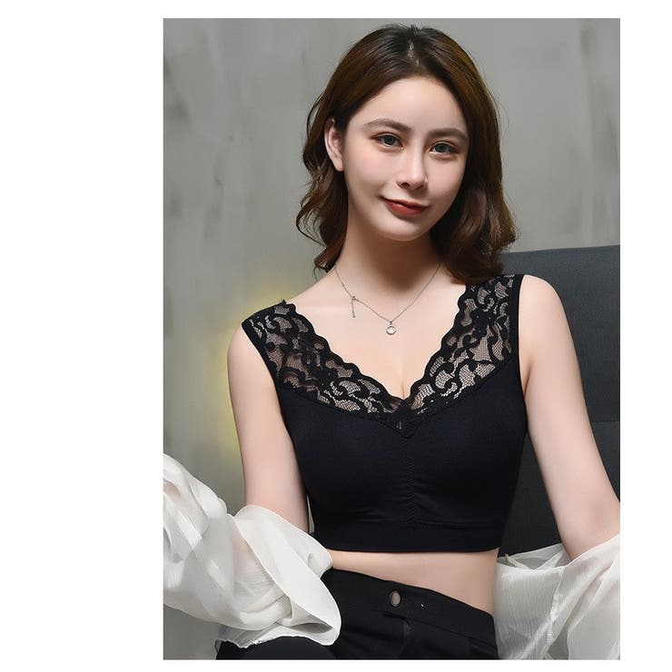 ノンワイヤーブラ ブラジャー ハーフトップブラ | PlusNao | 詳細画像3 