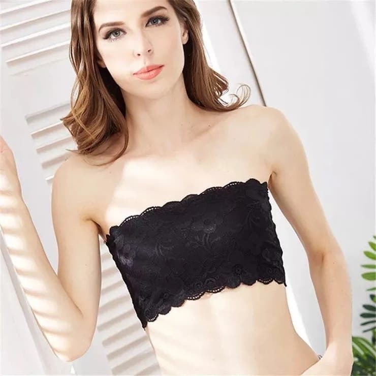 チューブトップブラ ストラップレスブラ ベアトップ | PlusNao | 詳細画像2 