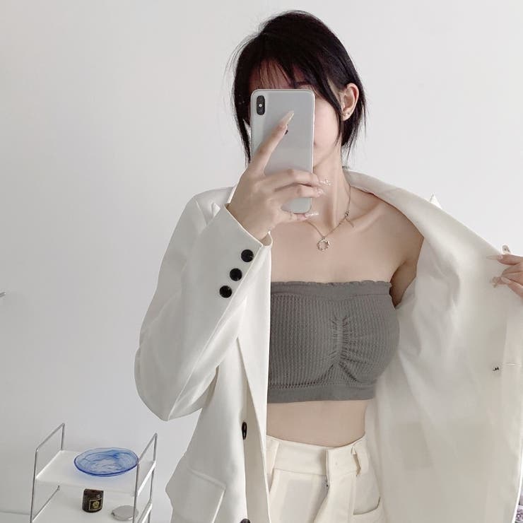 ストラップレスブラ チューブトップブラ ベアトップブラ | PlusNao | 詳細画像3 