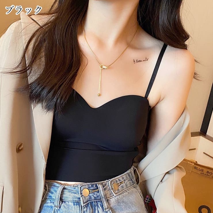 ブラトップ カップ付きキャミソール レディース | PlusNao | 詳細画像16 