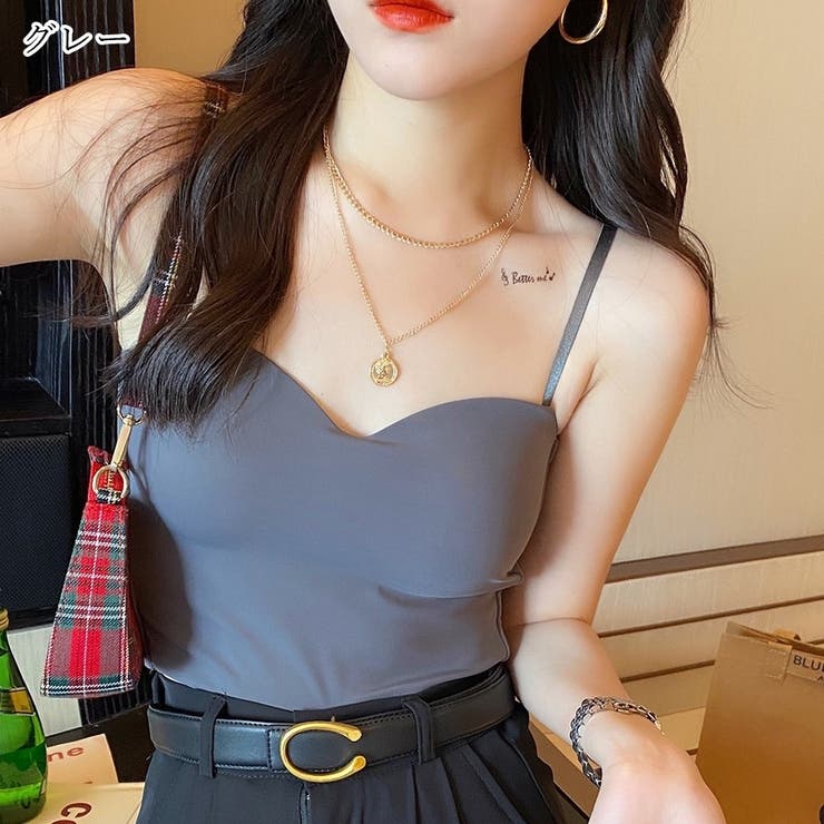 ブラトップ カップ付きキャミソール レディース | PlusNao | 詳細画像18 