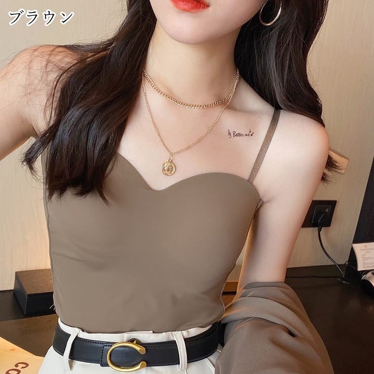 ブラトップ カップ付きキャミソール レディース | PlusNao | 詳細画像19 