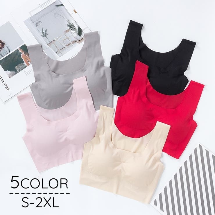 ノンワイヤーブラ ハーフトップブラ ブラジャー | PlusNao | 詳細画像1 