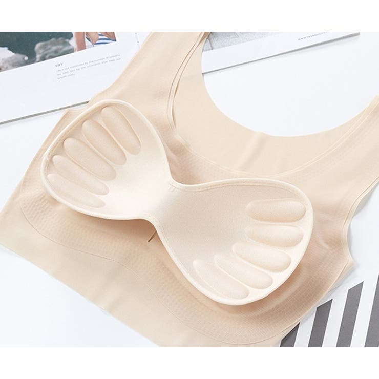 ノンワイヤーブラ ハーフトップブラ ブラジャー | PlusNao | 詳細画像10 