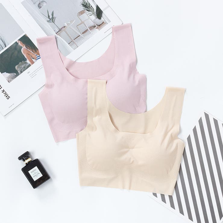 ノンワイヤーブラ ハーフトップブラ ブラジャー | PlusNao | 詳細画像2 