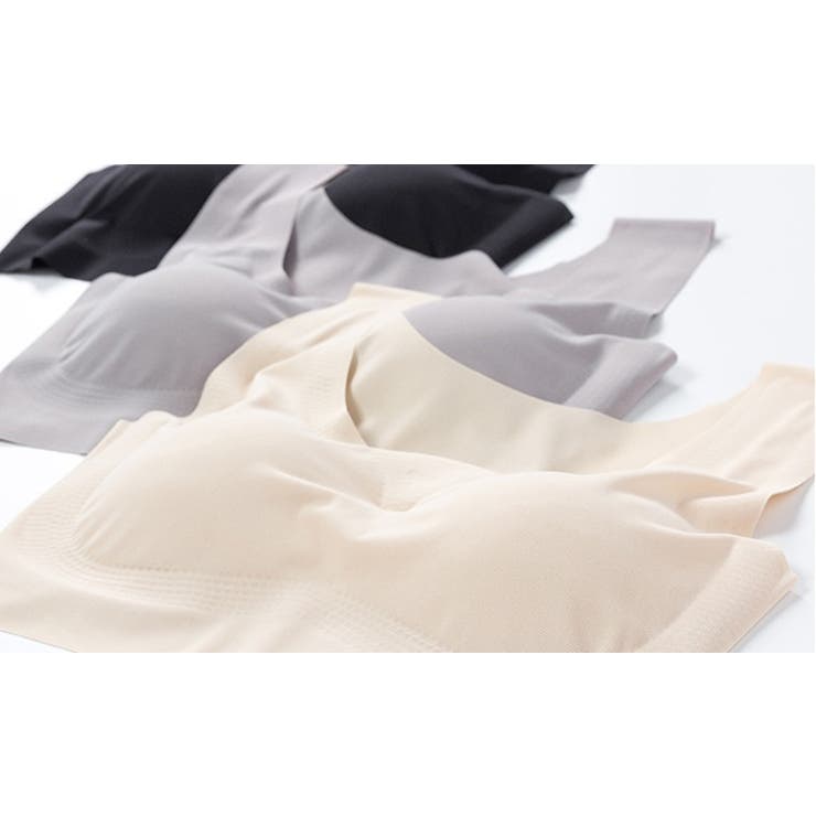 ノンワイヤーブラ ハーフトップブラ ブラジャー | PlusNao | 詳細画像9 