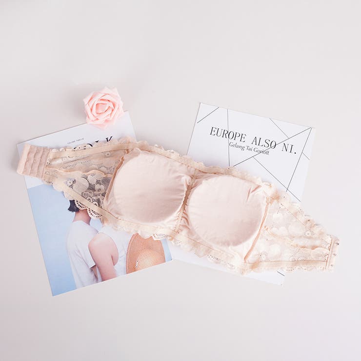 ストラップレスブラ チューブトップブラ ハーフトップブラ | PlusNao | 詳細画像4 