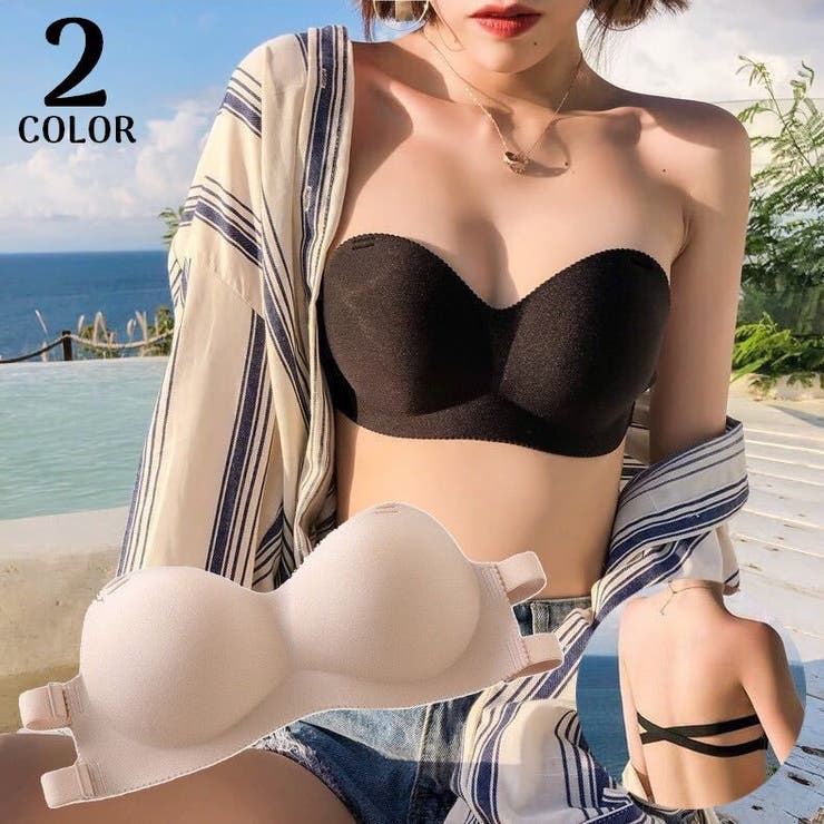 ストラップレスブラ チューブトップ レディース | PlusNao | 詳細画像1 