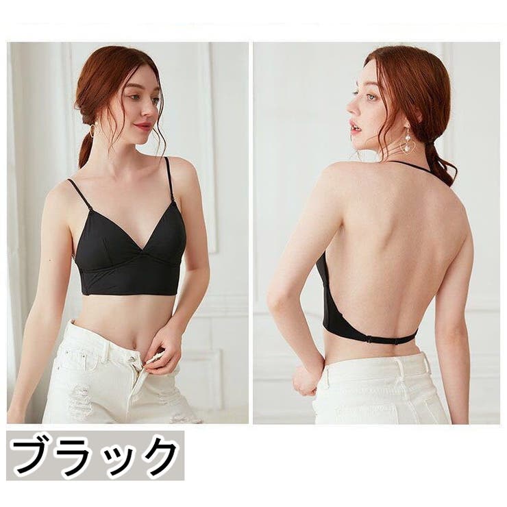 三角ブラ バックオープン 背中見せ | PlusNao | 詳細画像12 