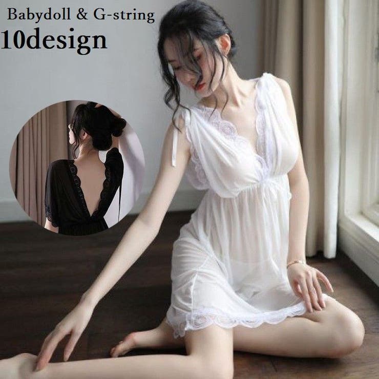 ベビードール Tバックショーツ セット | PlusNao | 詳細画像1 