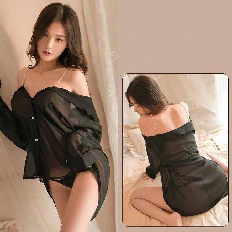 セクシーランジェリー ２点セット シャツ | PlusNao | 詳細画像9 