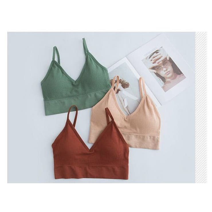 スポーツブラ ブラジャー ハーフトップブラ | PlusNao | 詳細画像4 