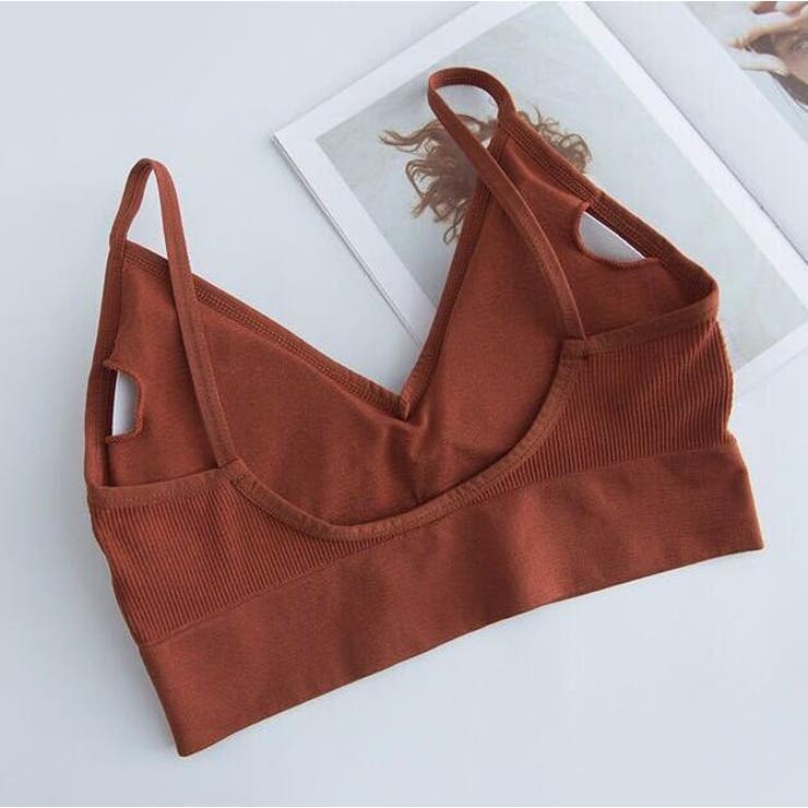 スポーツブラ ブラジャー ハーフトップブラ | PlusNao | 詳細画像6 