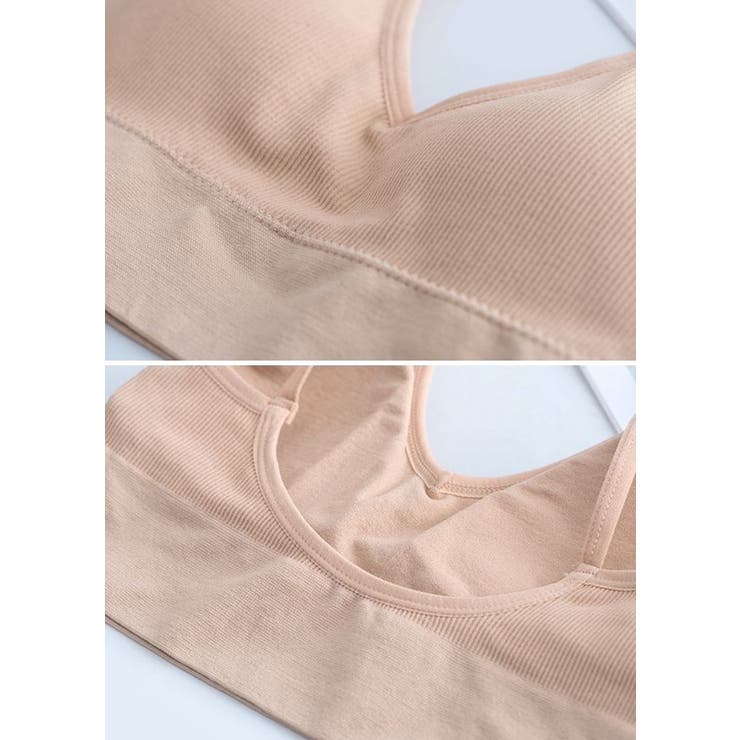 ハーフトップ ノンワイヤーブラ レディース | PlusNao | 詳細画像8 