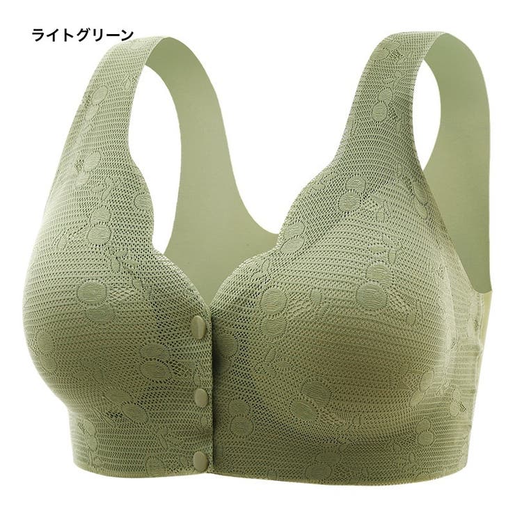 前開きブラジャー ノンワイヤーブラ レディース | PlusNao | 詳細画像12 