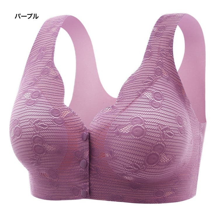 前開きブラジャー ノンワイヤーブラ レディース | PlusNao | 詳細画像15 
