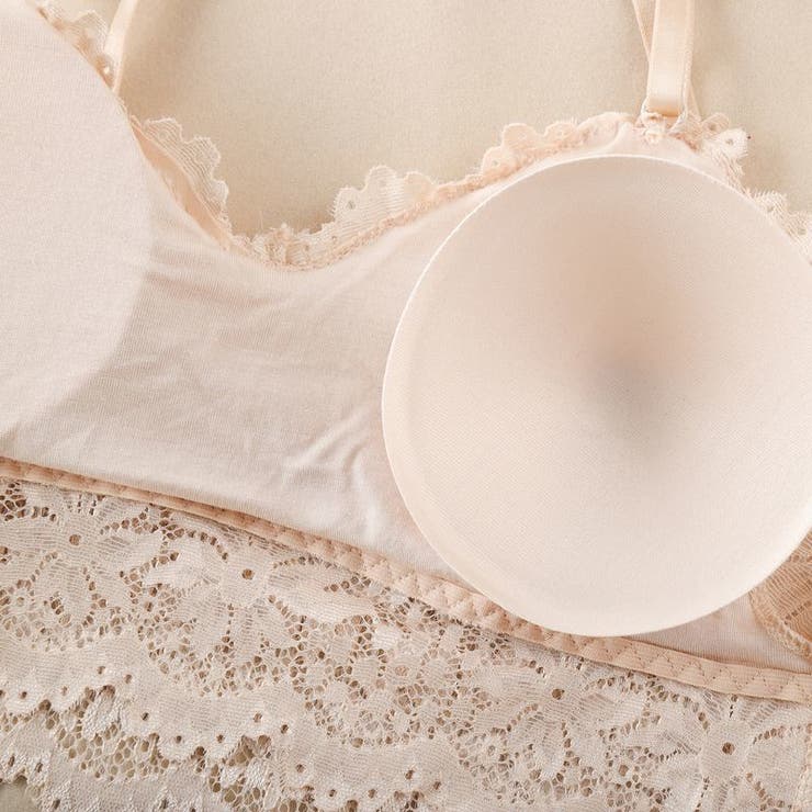 ハーフトップブラ ノンワイヤーブラ カップ付き | PlusNao | 詳細画像12 