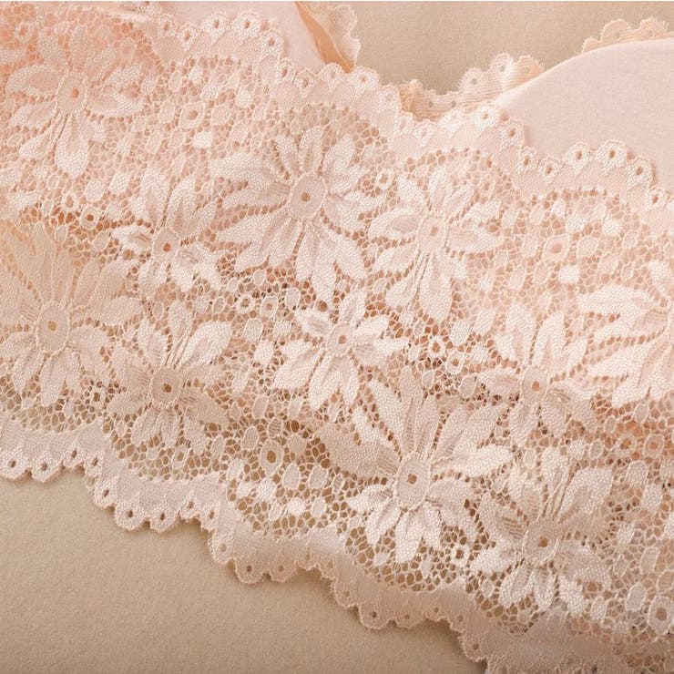 ハーフトップブラ ノンワイヤーブラ カップ付き | PlusNao | 詳細画像17 