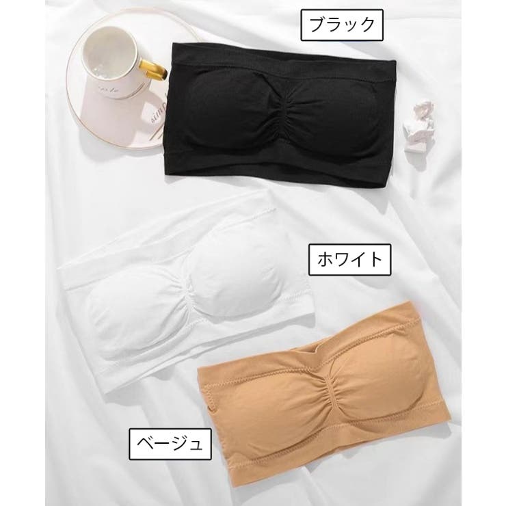 ストラップレスブラ チューブトップブラ レディース | PlusNao | 詳細画像16 