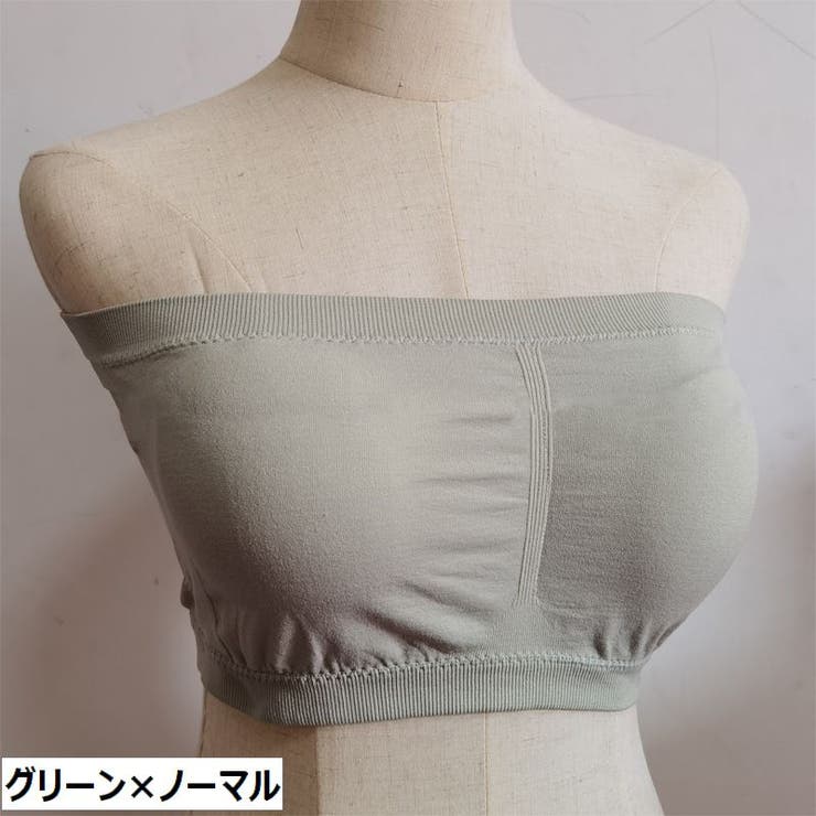 ストラップレスブラ チューブトップブラ ノンワイヤーブラジャー | PlusNao | 詳細画像12 