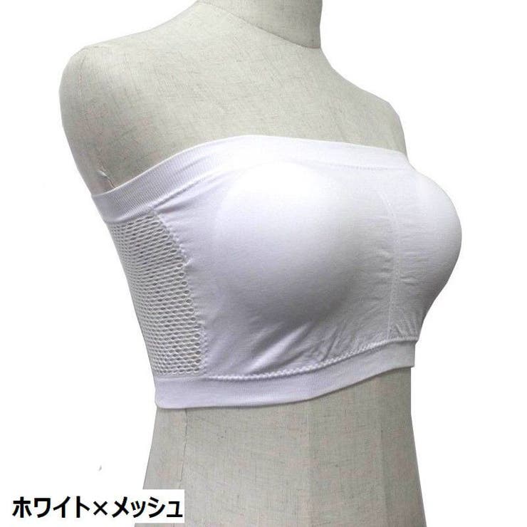 ストラップレスブラ チューブトップブラ ノンワイヤーブラジャー | PlusNao | 詳細画像14 