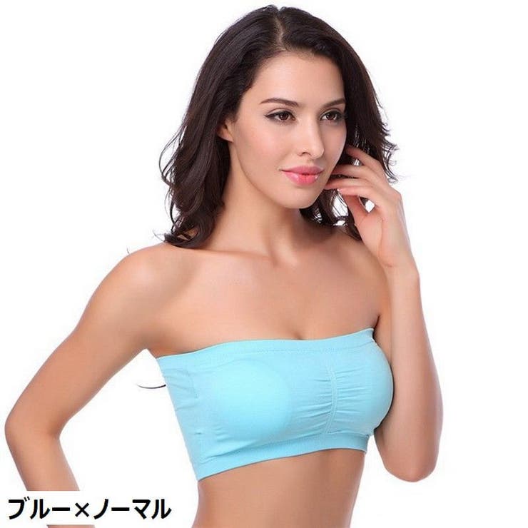 ストラップレスブラ チューブトップブラ ノンワイヤーブラジャー | PlusNao | 詳細画像7 