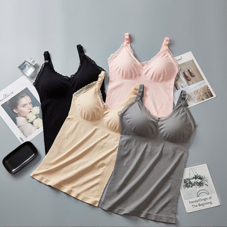 授乳キャミソール マタニティキャミソール 妊婦用キャミソール | PlusNao | 詳細画像9 