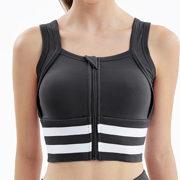 スポーツブラ 揺れない ジップアップ | PlusNao | 詳細画像11 