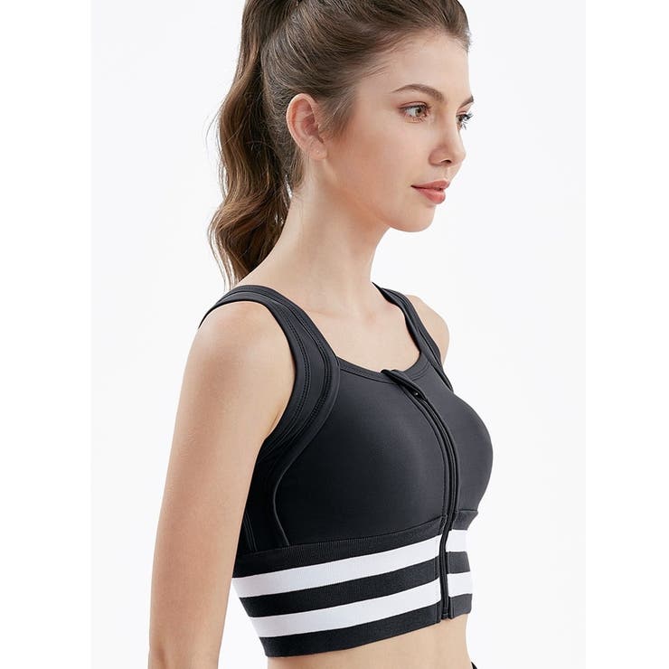 スポーツブラ 揺れない ジップアップ | PlusNao | 詳細画像13 