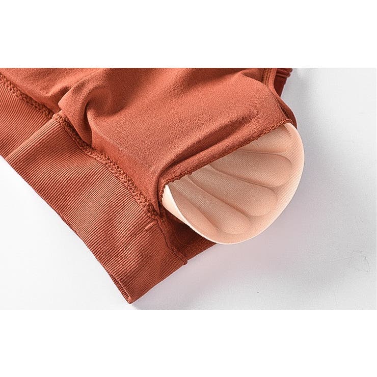 ハーフトップブラ ノンワイヤーブラジャー スポーツブラ | PlusNao | 詳細画像17 