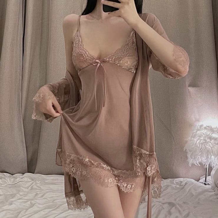 ベビードール 2点セット ガウン | PlusNao | 詳細画像10 