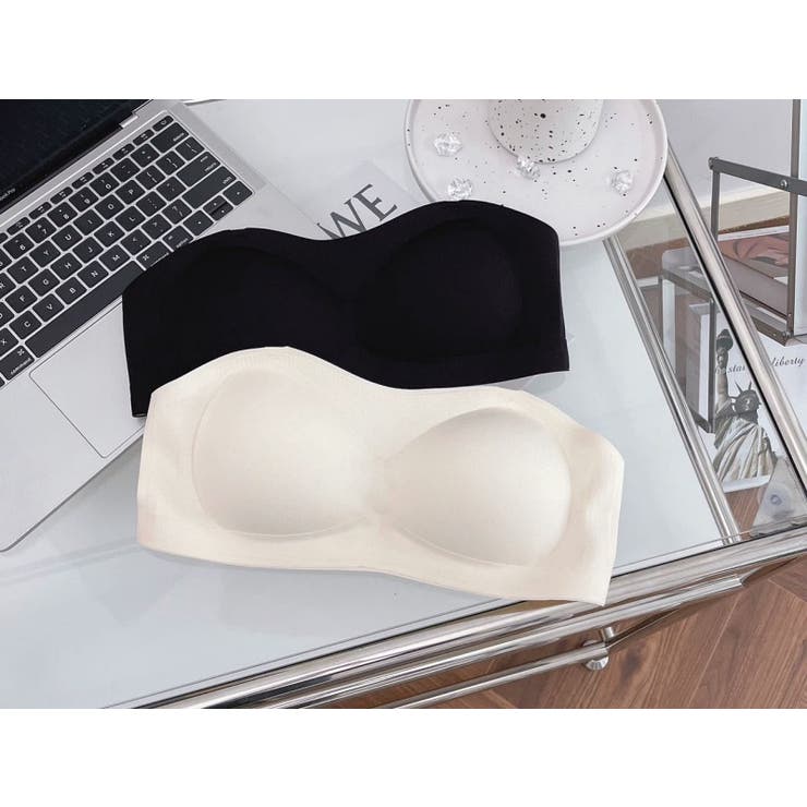 ストラップレスブラ ノンワイヤーブラ 透明ストラップ付き | PlusNao | 詳細画像11 