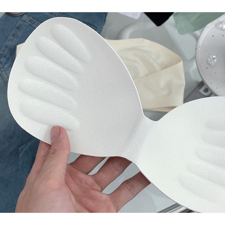 ストラップレスブラ ノンワイヤーブラ 透明ストラップ付き | PlusNao | 詳細画像13 