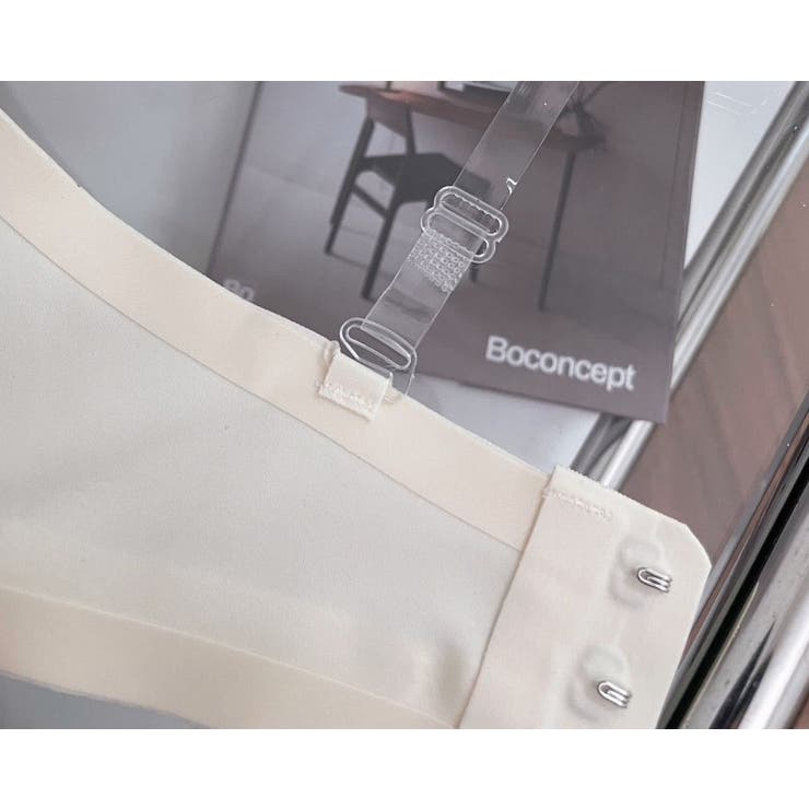 ストラップレスブラ ノンワイヤーブラ 透明ストラップ付き | PlusNao | 詳細画像16 