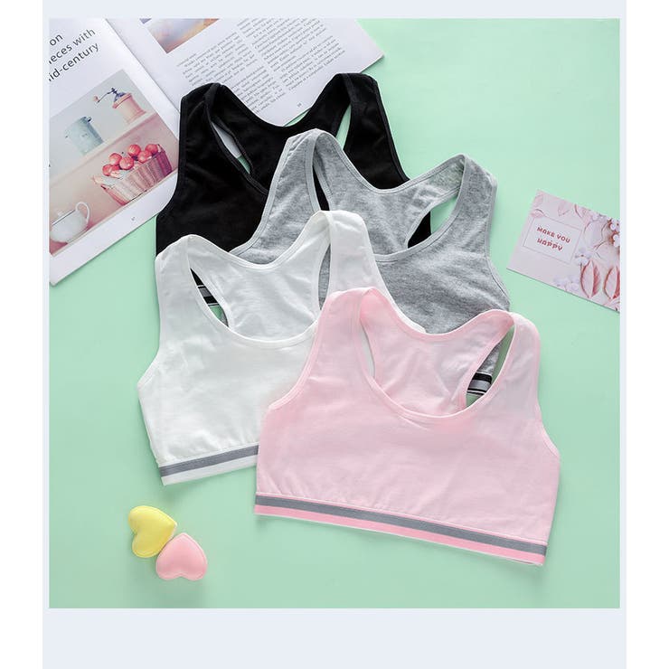 ジュニアブラ スポーツブラ キッズブラ | PlusNao | 詳細画像6 