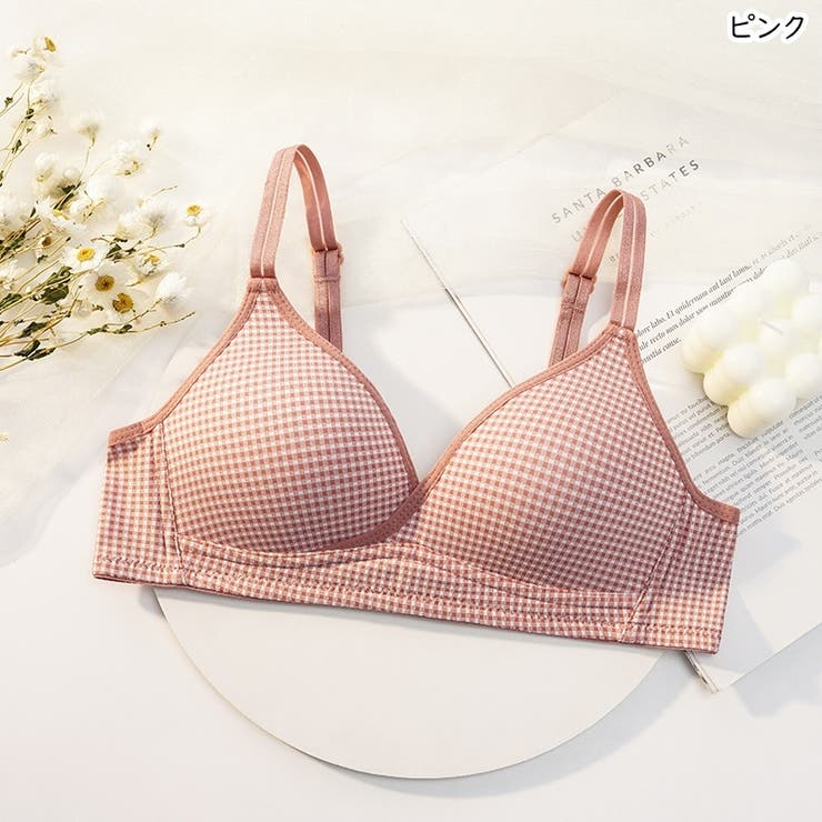 ノンワイヤーブラジャー 三角ブラジャー レディース | PlusNao | 詳細画像15 