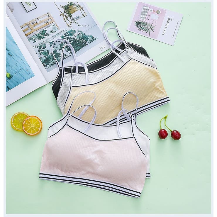 ジュニアブラ キッズブラ ハーフトップ | PlusNao | 詳細画像3 